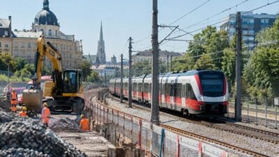 Verbindungsbahn: Ausbau beginnt am Freitag in Wien
