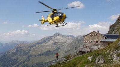 Wanderer nahe Welser Hütte per Tau gerettet
