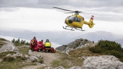 Wanderin stürzt auf der Katrin und wird ausgeflogen