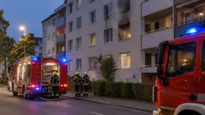 Waschmaschinenbrand in Hallein-Burgfried: Bewohner im Spital