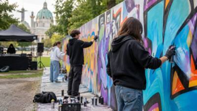 Wien baut Wienerwand-Netz für legales Graffiti aus