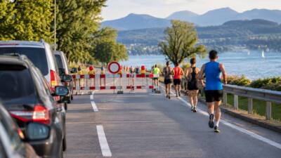 Wörthersee-Marathon sorgt in Krumpendorf für Sperren