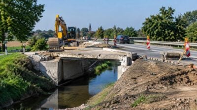 Zistersdorf: Umbau der Brücke über den Zisterbach startet