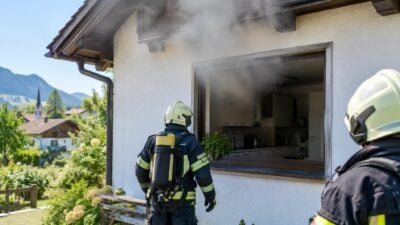 Zu heiße Induktionsplatte verursacht Rauch in Ramsau-Ort