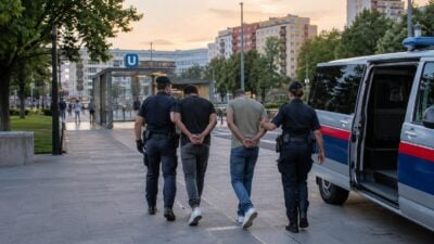 Zwei Beschuldigte nach Suchtmittelangebot am Keplerplatz festgenommen