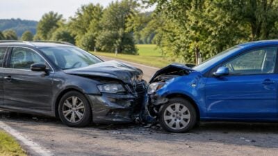 Zwei Frauen bei Frontalkollision auf der LB 36 bei Zwettl verletzt