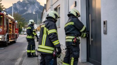 Zwei Jugendliche am Traunstein aus Schlucht gerettet