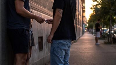 Zwei Männer nach Suchtmittelhandel in Stollgasse festgenommen