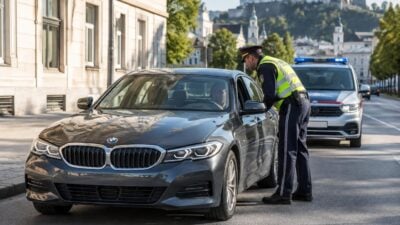 Zwei Pkw-Lenker ohne gültige Lenkberechtigung in Salzburg angezeigt