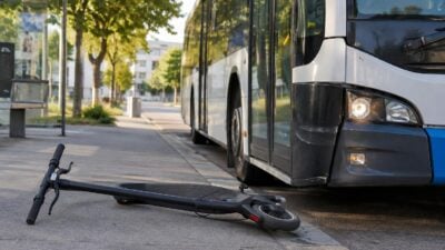 Zwölfjähriger auf E-Scooter prallt in Seiersberg gegen Linienbus