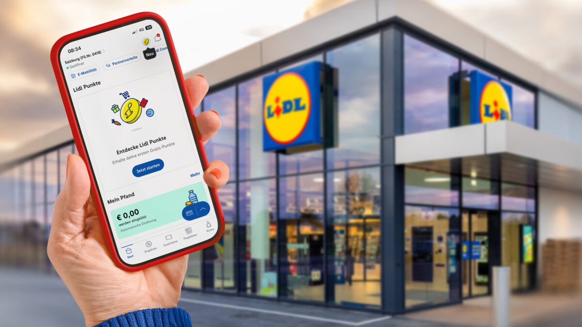 Lidl führt Punkteprogramm mit Jahresvignette als Prämie ein
