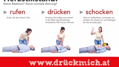 Mobile Teams laden in Graz zum Wiederbelebungstraining ein