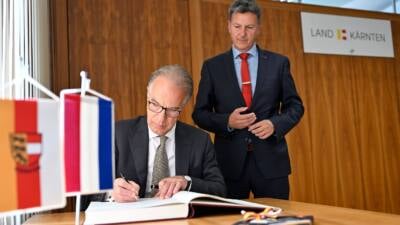 Niederländischer Botschafter trifft Fellner zum Antrittsbesuch