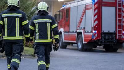 Brand an Stromkasten und Leitung greift nicht auf Baum über