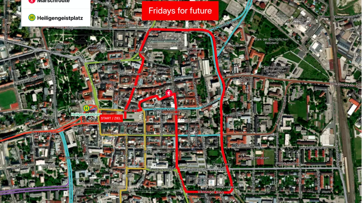 Fridays-for-Future-Züge können Busse in Klagenfurt umleiten