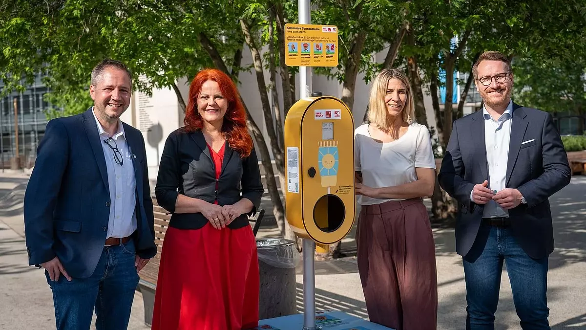 Innsbruck führt kostenlose Sonnencremespender weiter