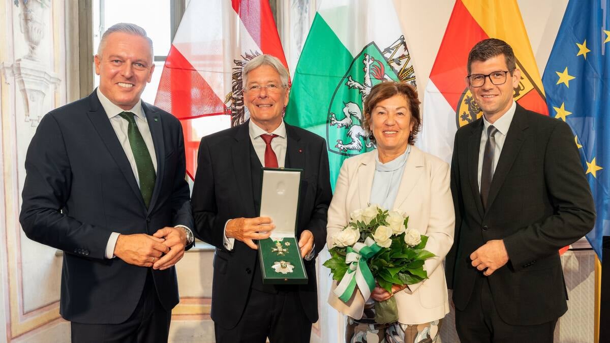 Peter Kaiser erhält steirisches Ehrenzeichen mit Stern in Graz
