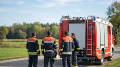 Feuerwehr Dietach löscht Fritteusenbrand in der Ennser Straße