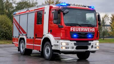Feuerwehr Maria Enzersdorf räumt Weg nach Baumsturz frei