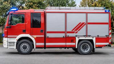 Feuerwehr rettet Stute Safira aus Tümpel in Trabenig