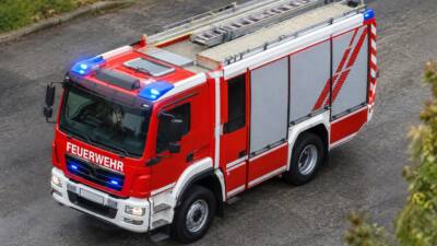 Feuerwehr Ried löscht Glimmbrand in der Fischerstraße