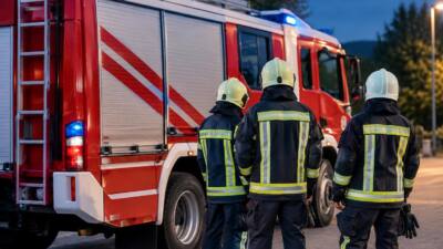 Fünf Mülltonnen brennen in Innsbruck