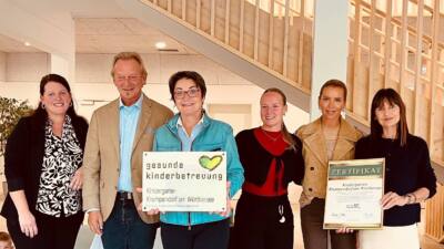 Kindergarten Krumpendorf setzt Gesundheitsförderung im Alltag um