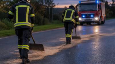 Ölspur in Blindenmarkt reicht von der L97 bis zur Hauptstraße
