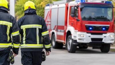 Pkw landet nach Unfall auf der L58 im Straßengraben