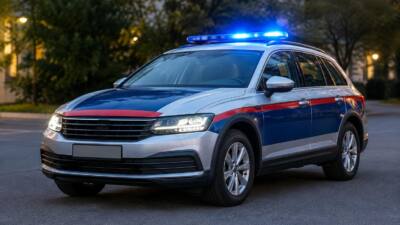 Pkw prallt bei Verkehrsunfall in Saalbach gegen Baum