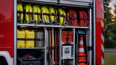 Pkw stößt auf B69 in Diepersdorf gegen Straßenlaterne