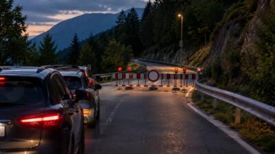Plöckenpass gesperrt: Warum die B110 in der Nacht dicht ist