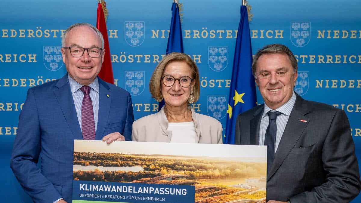 Land und Wirtschaftskammer fördern Klimarisiko-Checks