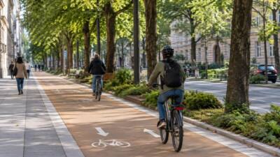 Umbau am Wiener Ring schafft breiten Radweg und mehr Grün