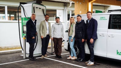 Kärntens erster öffentlicher E-Ladehub geht in Hermagor in Betrieb