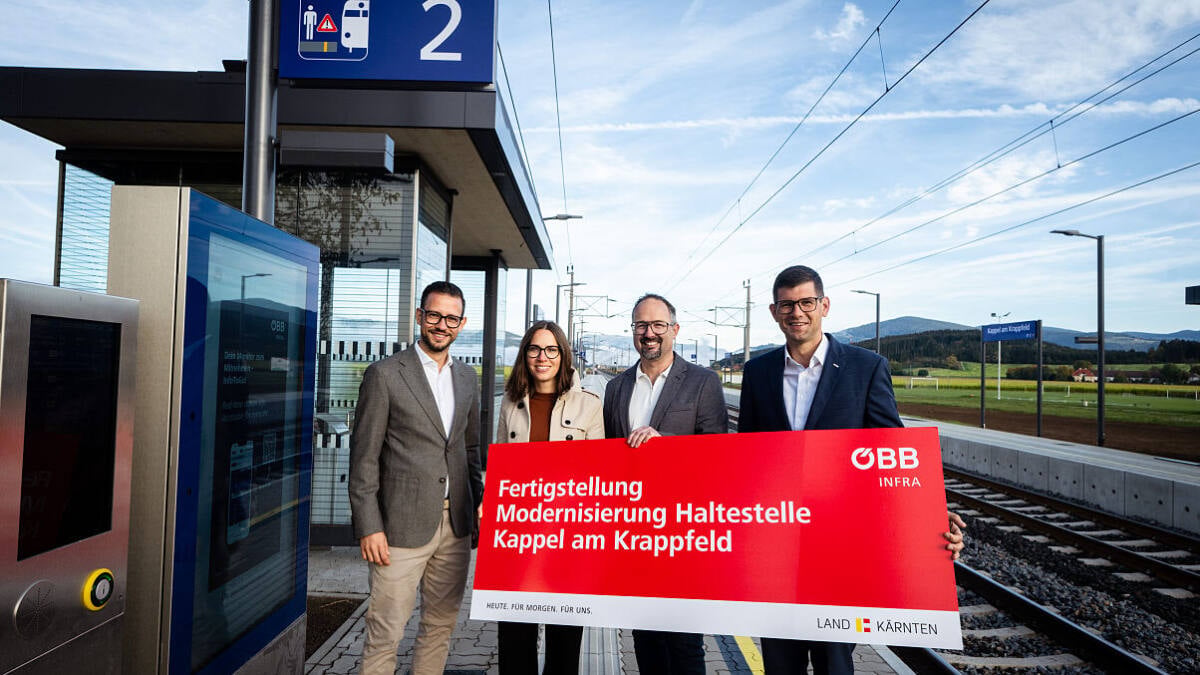 ÖBB-Haltestelle in Kappel am Krappfeld wird zur Regelhaltestelle